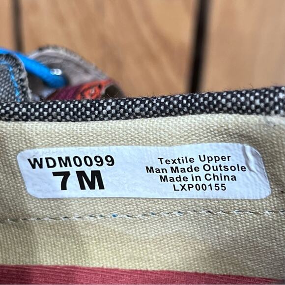 Twisted X Dusty Serape Blanket Canvas Boat Shoe Driving Mocs Shoes Womens Size 7 - Picture 12 of 12